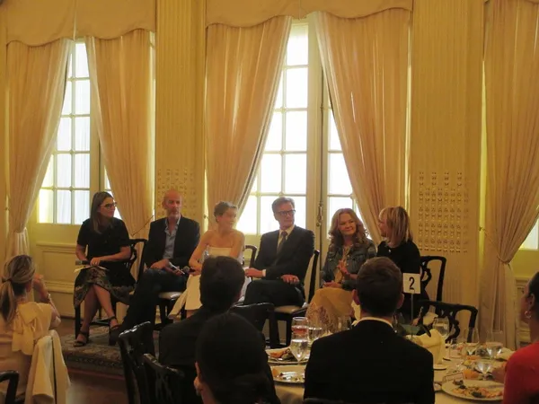 Savannah Guthrie, Eric Fellner, Renée Zellweger, Colin Firth, Sharon Maguire, Helen Fielding